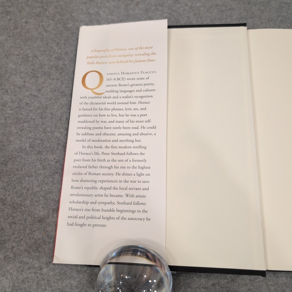 Horace Poet on a Volcano Peter Stothard Yale University Press Hardcover 2025 - Picture 3 of 4